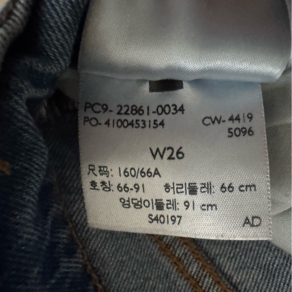 Levi's® Premium WEDGIE ICON FIT ANKLE Button Fly WOMEN'S JEANS size 26 - Picture 4 of 13